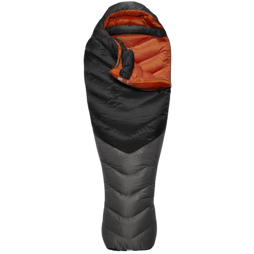 Rab Neutrino Pro 900 Regular Down Sleeping Bag (-22C) - Left Zip (Granite)