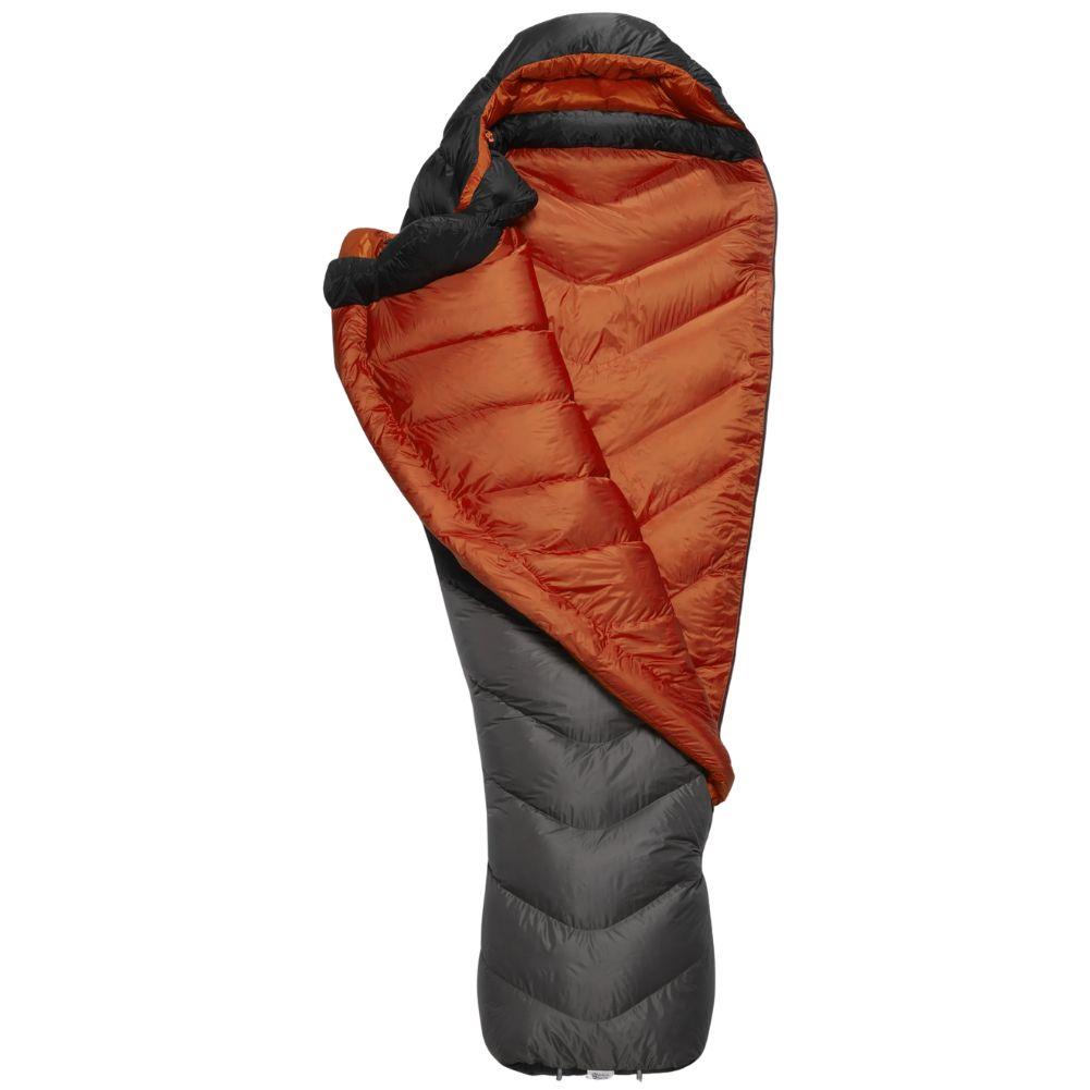 Rab Neutrino Pro 900 Regular Down Sleeping Bag (-22C) - Left Zip (Granite)