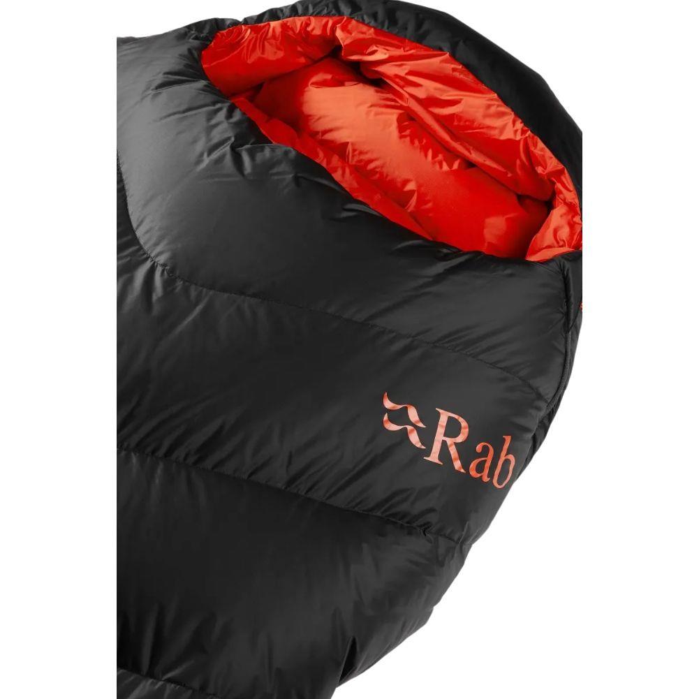 Rab Neutrino Pro 900 Regular Down Sleeping Bag (-22C) - Left Zip (Granite)