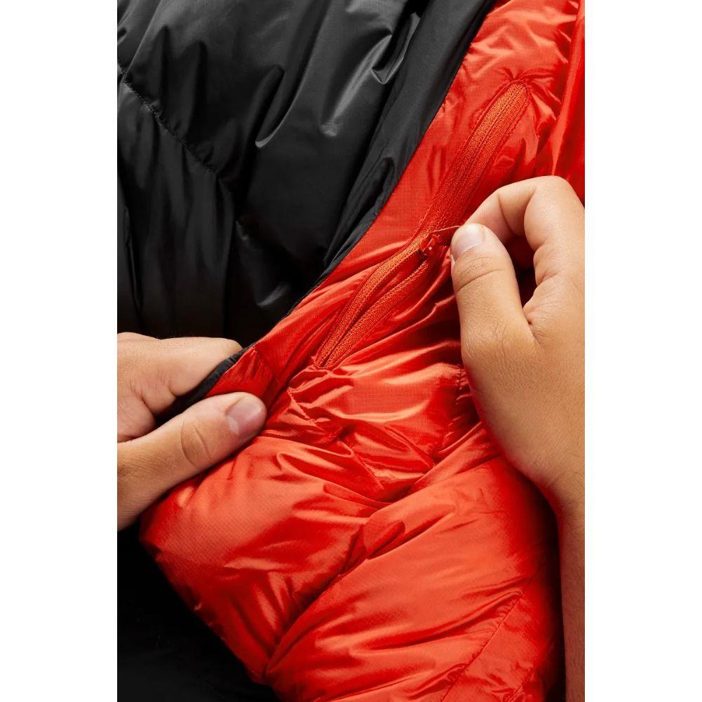 Rab Neutrino Pro 900 Regular Down Sleeping Bag (-22C) - Left Zip (Granite)
