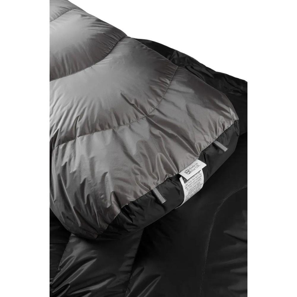 Rab Neutrino Pro 900 Regular Down Sleeping Bag (-22C) - Left Zip (Granite)