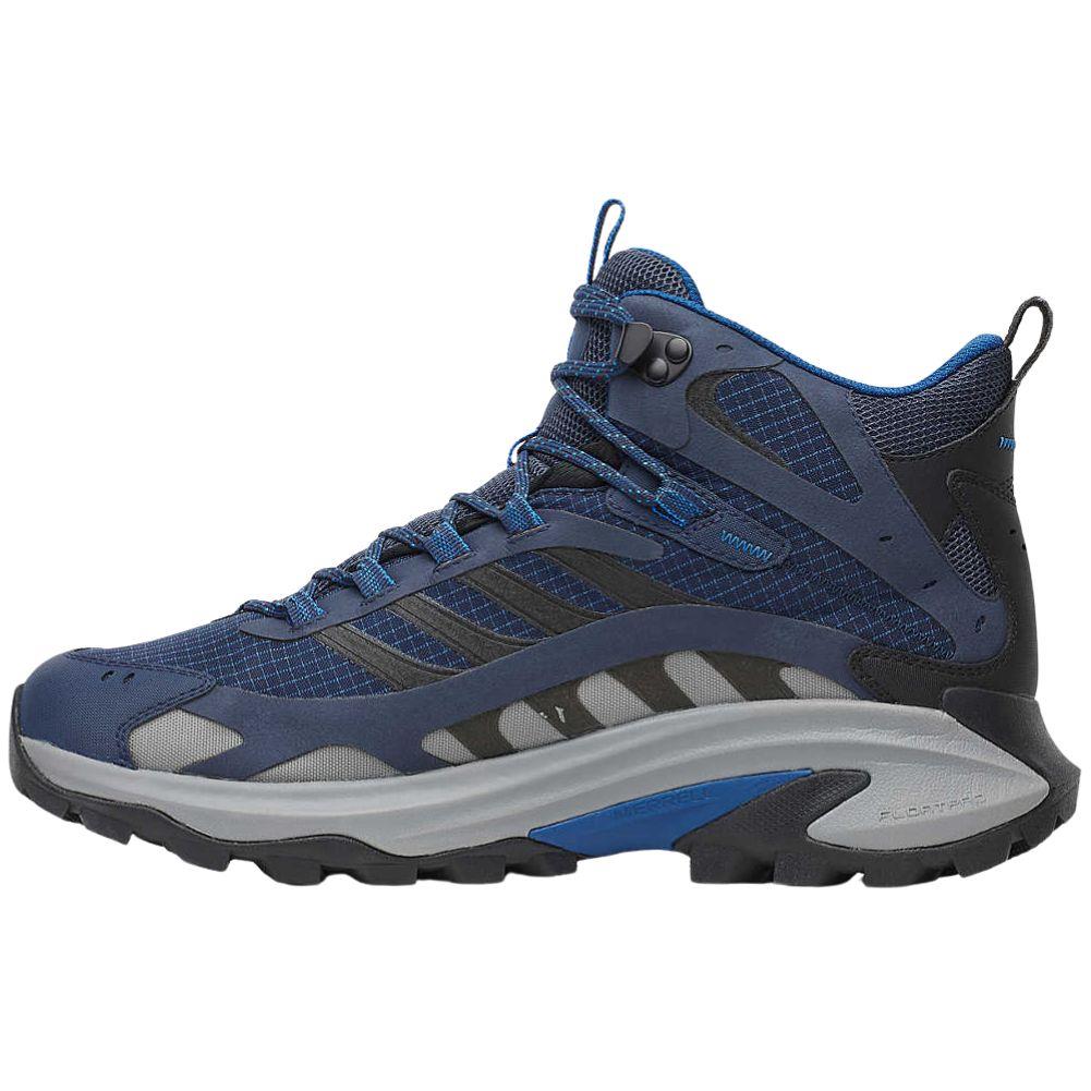 Merrell Men's Moab Speed 2 Mid GORE-TEX Hiking Boots (Navy Night) left