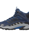Merrell Men's Moab Speed 2 Mid GORE-TEX Hiking Boots (Navy Night) left