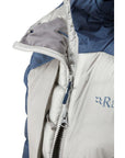 Rab Men's Cirrus Ultra Insulated Hooded Jacket (Tempest Blue/Light Zinc) more zip