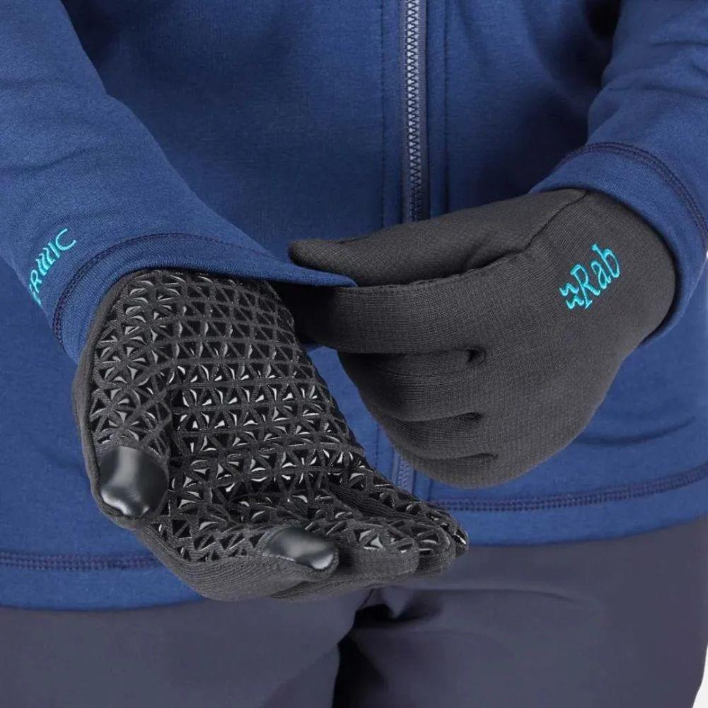 Rab Women's Phantom Grip Gloves (Black) adjust