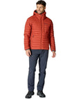 Rab Men's Microlight Windstopper Hoody Down Jacket (Tuscan Red)