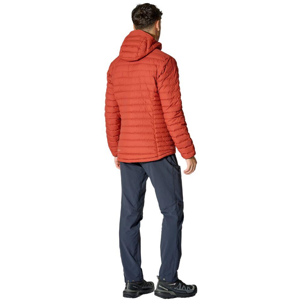 Rab Men's Microlight Windstopper Hoody Down Jacket (Tuscan Red)