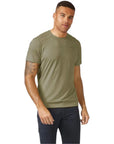 Rab Men's Force Tee (Light Khaki) fromt