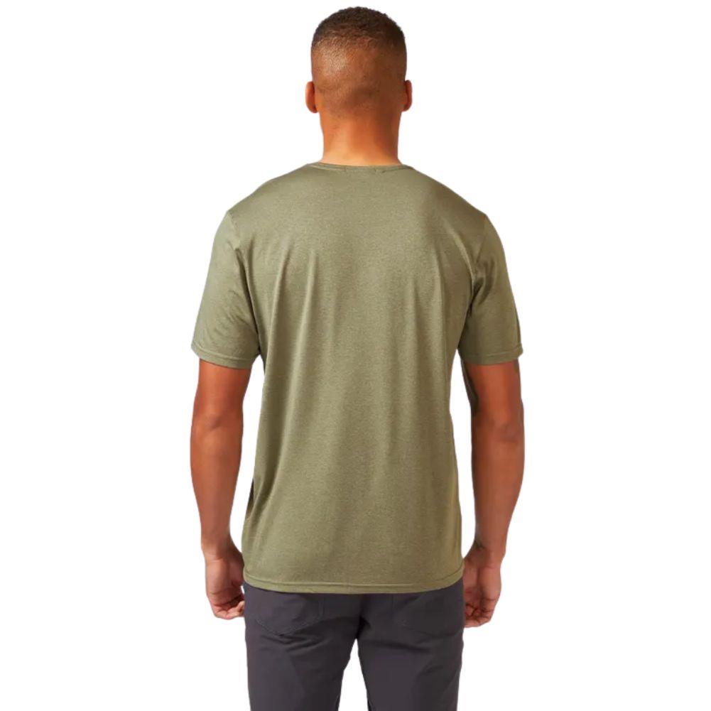 Rab Men's Force Tee (Light Khaki) back