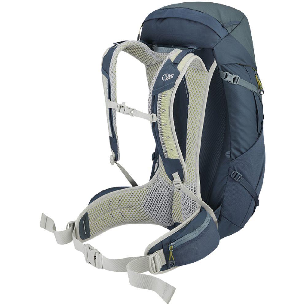 Lowe Alpine AirZone Trail 30L Hiking Pack (Tempest Blue/Orion Blue) back angle
