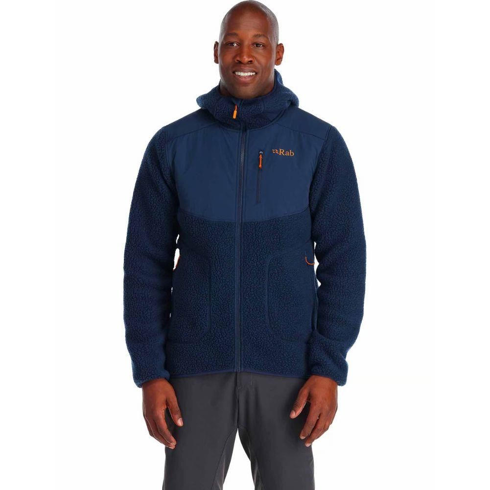 Rab Men's Outpost Hoody (Deep Ink) model front