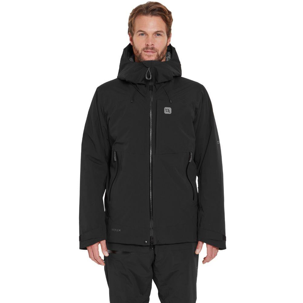 Rab Men's Khroma Diffract Insulated Ski Jacket (Black) model front