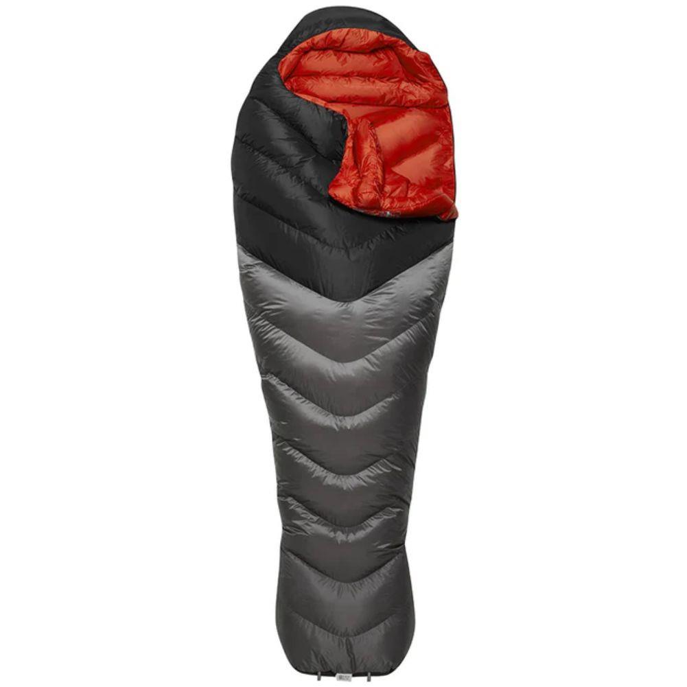 Rab Neutrino Pro 700 Left Zip Down Sleeping Bag (-15C) - Long (Granite) slight open