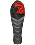 Rab Neutrino Pro 700 Left Zip Down Sleeping Bag (-15C) - Long (Granite) slight open