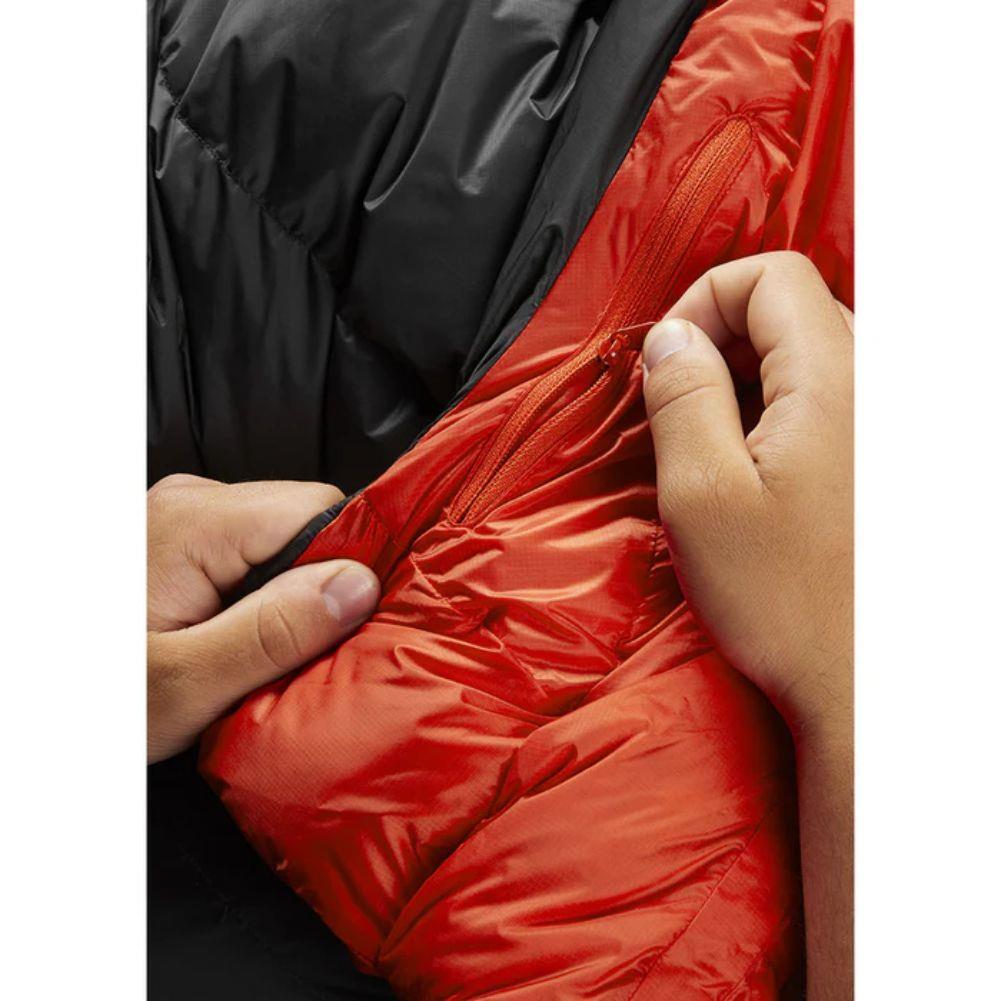 Rab Neutrino Pro 700 Left Zip Down Sleeping Bag (-15C) - Long (Granite)inner zip