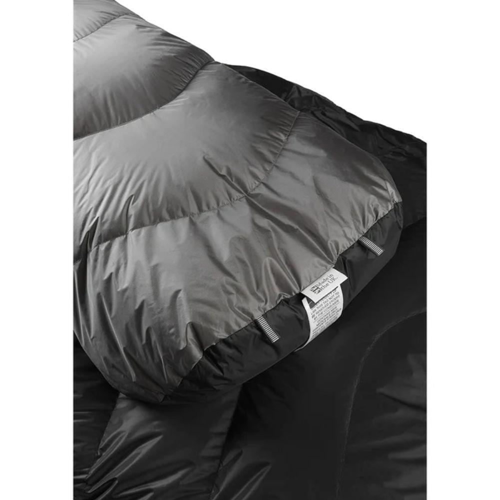 Rab Neutrino Pro 700 Left Zip Down Sleeping Bag (-15C) - Long (Granite) bottom