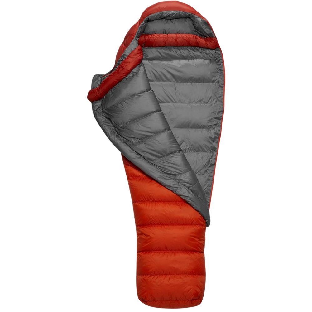 Rab Alpine 600 Down Left Zip Sleeping Bag - Regular (Red Clay) more open