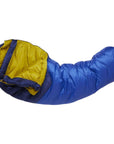 Rab Neutrino 400 Down Left Zip Sleeping Bag - Regular Wide (Nightfall Blue) curl
