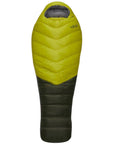 Rab Alpine 800 Down Left Zip Sleeping Bag - Regular (Zest)