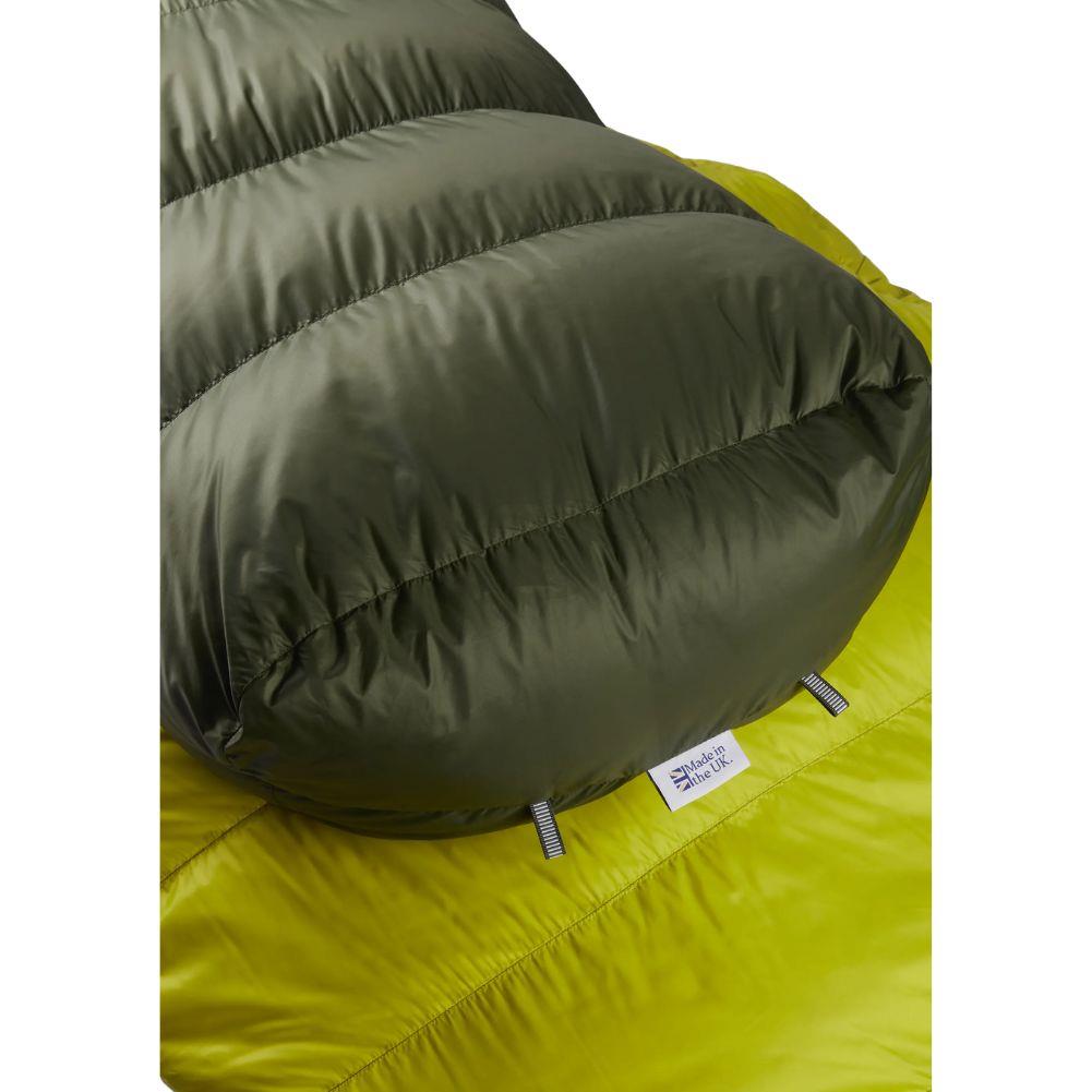 Rab Alpine 800 Down Left Zip Sleeping Bag - Regular (Zest)