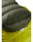 Rab Alpine 800 Down Left Zip Sleeping Bag - Regular (Zest)