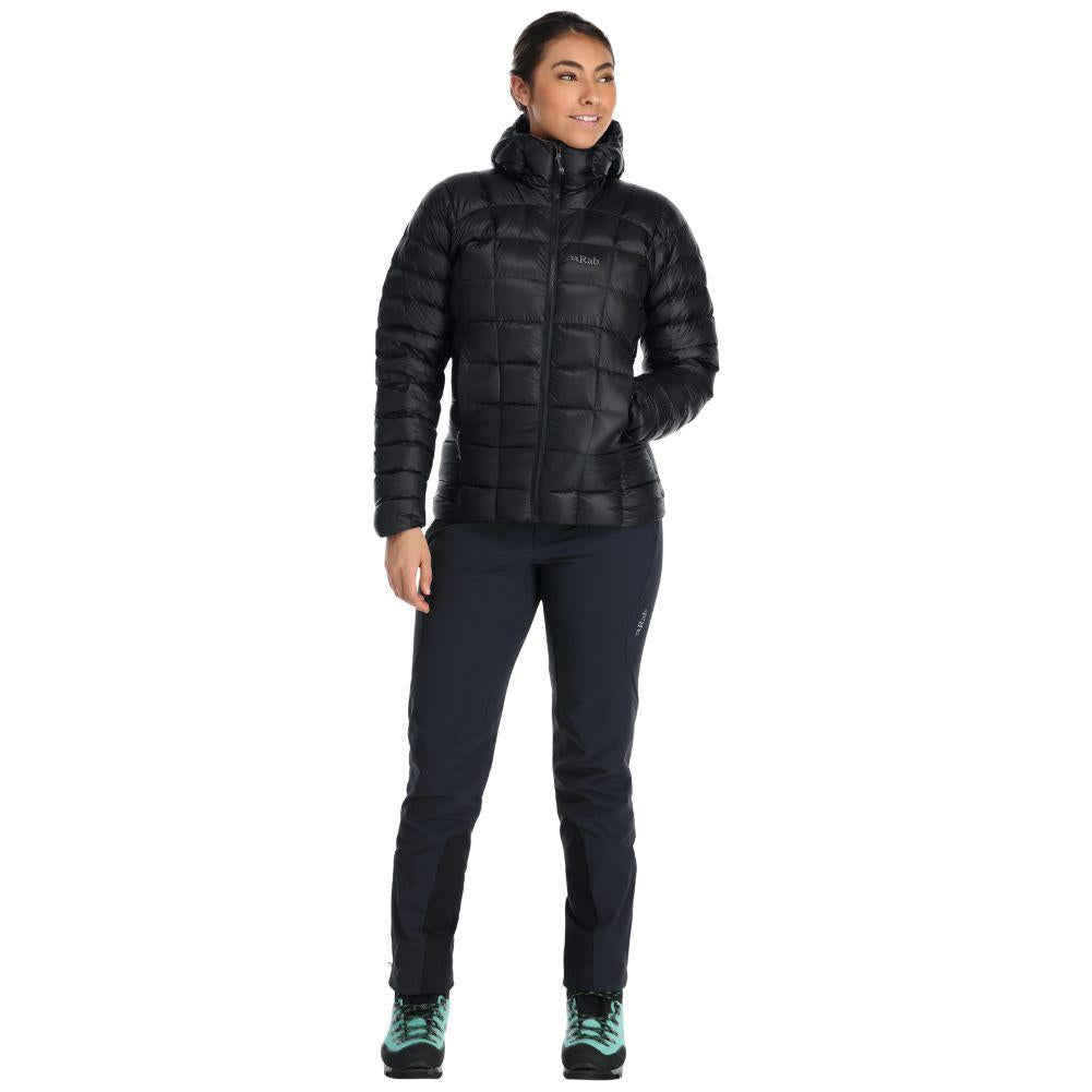 Rab Women's Mythic Alpine Down Jacket (Black) full body