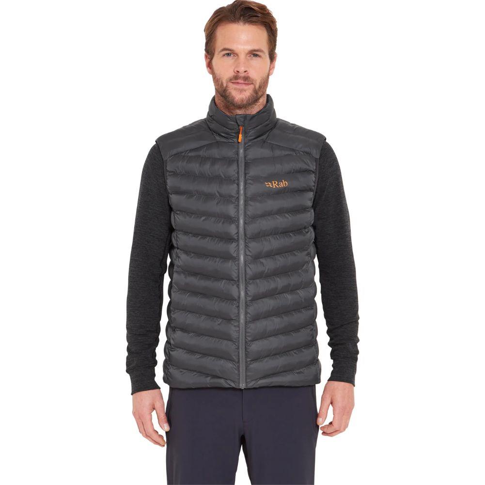 Rab Men's Cirrus Insulated Vest (Graphene) model front
