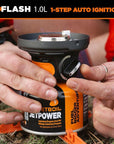 Jetboil Flash 1.0L Fast Boil System (Carbon) turn the dial
