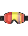 SCOTT Shield Light Sensitive Snow Sports Goggle (Mineral Black/AMP LS Red Chrome S2-3) front