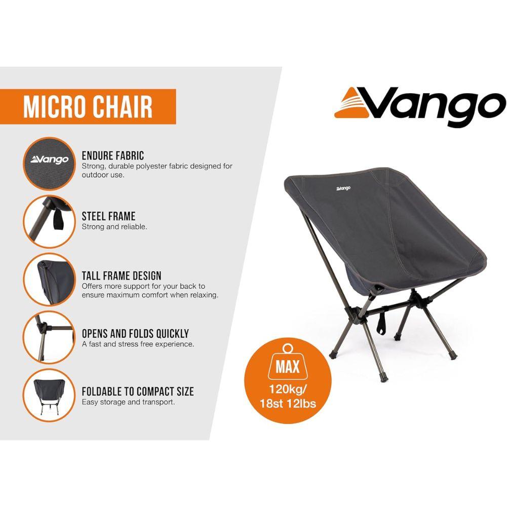 Vango Micro Chair (India Ink) info