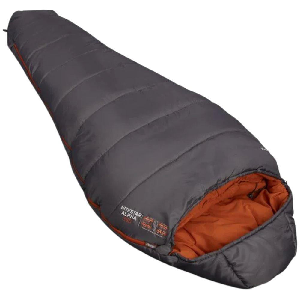 Vango Nitestar Alpha 350 Left Zip Sleeping Bag (Excalibur) angle