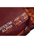 Vango Nitestar Alpha 450 Left Zip Sleeping Bag (Winery) text