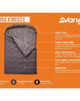 Vango Aurora Kingsize Family Sleeping Bag (Excalibur) info