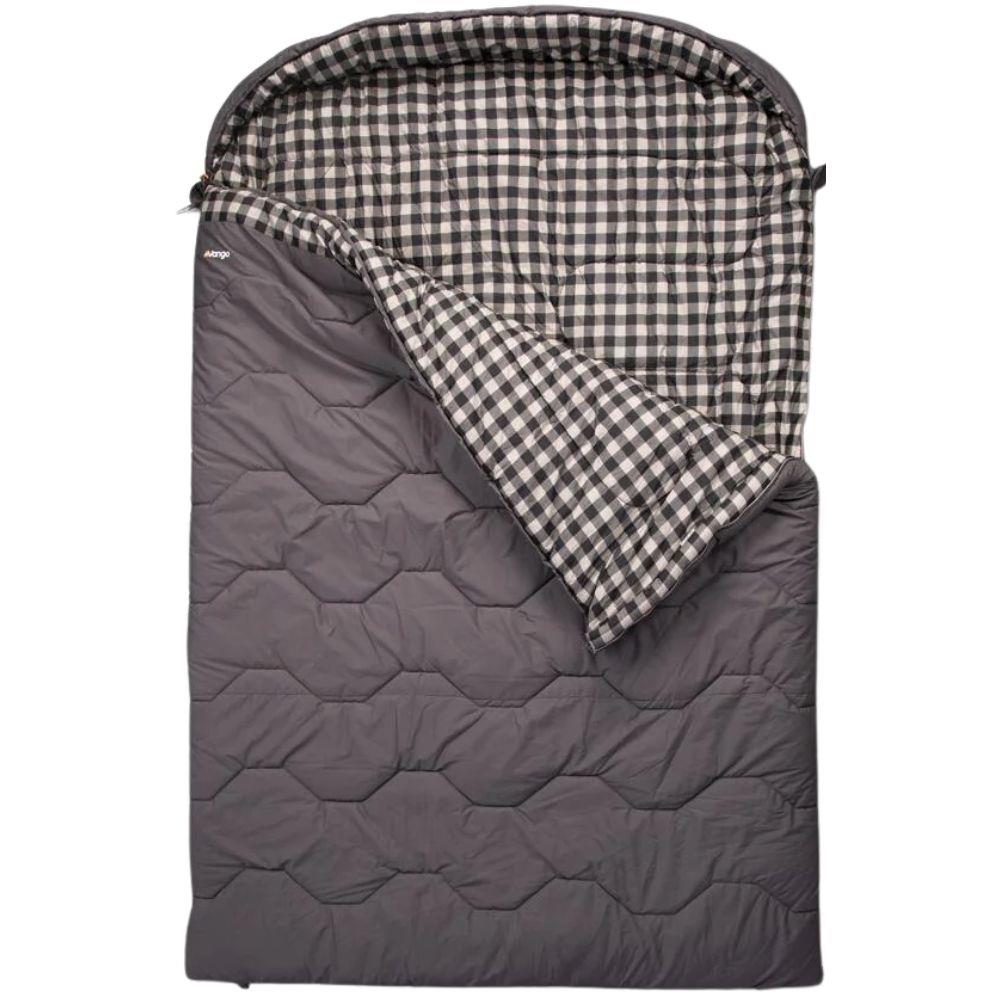 Vango Aurora Kingsize Family Sleeping Bag (Excalibur) open