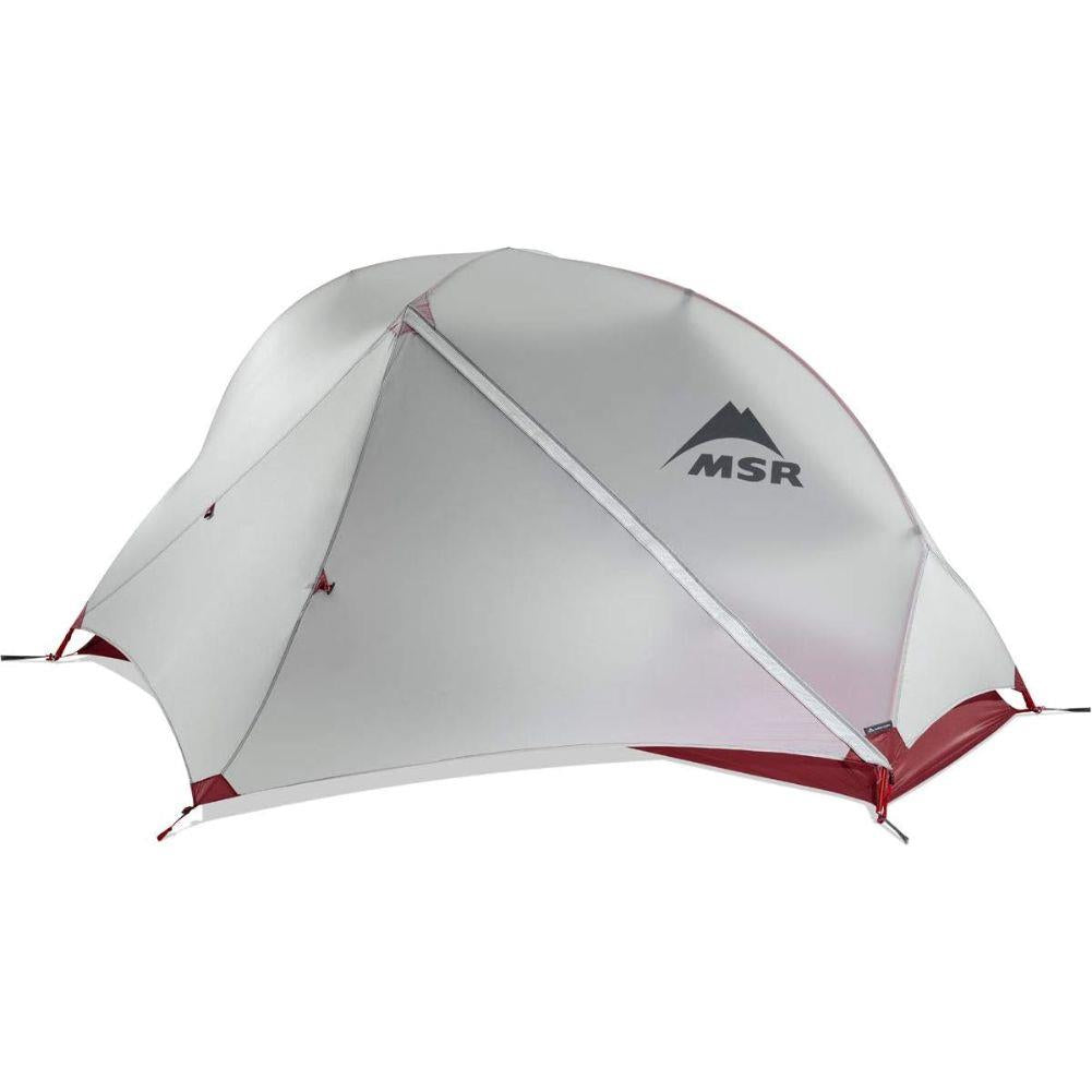 MSR Hubba NX Solo Backpacking Tent - 1 Person Tent (Grey)