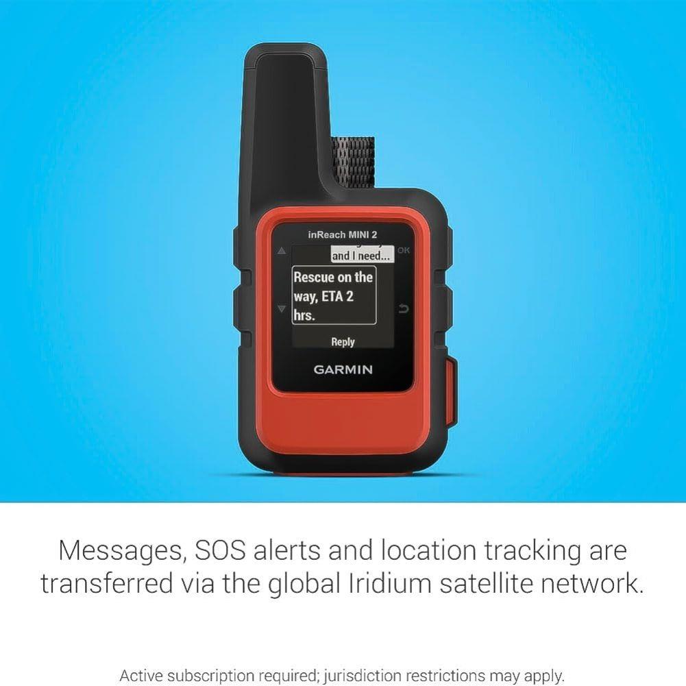 Garmin inReach Mini 2 Sat Comm (Flame Red) messages