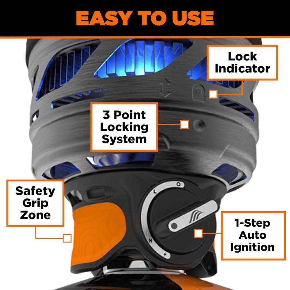 Jetboil Flash 1.0L Fast Boil System (Ocean Topo) grip