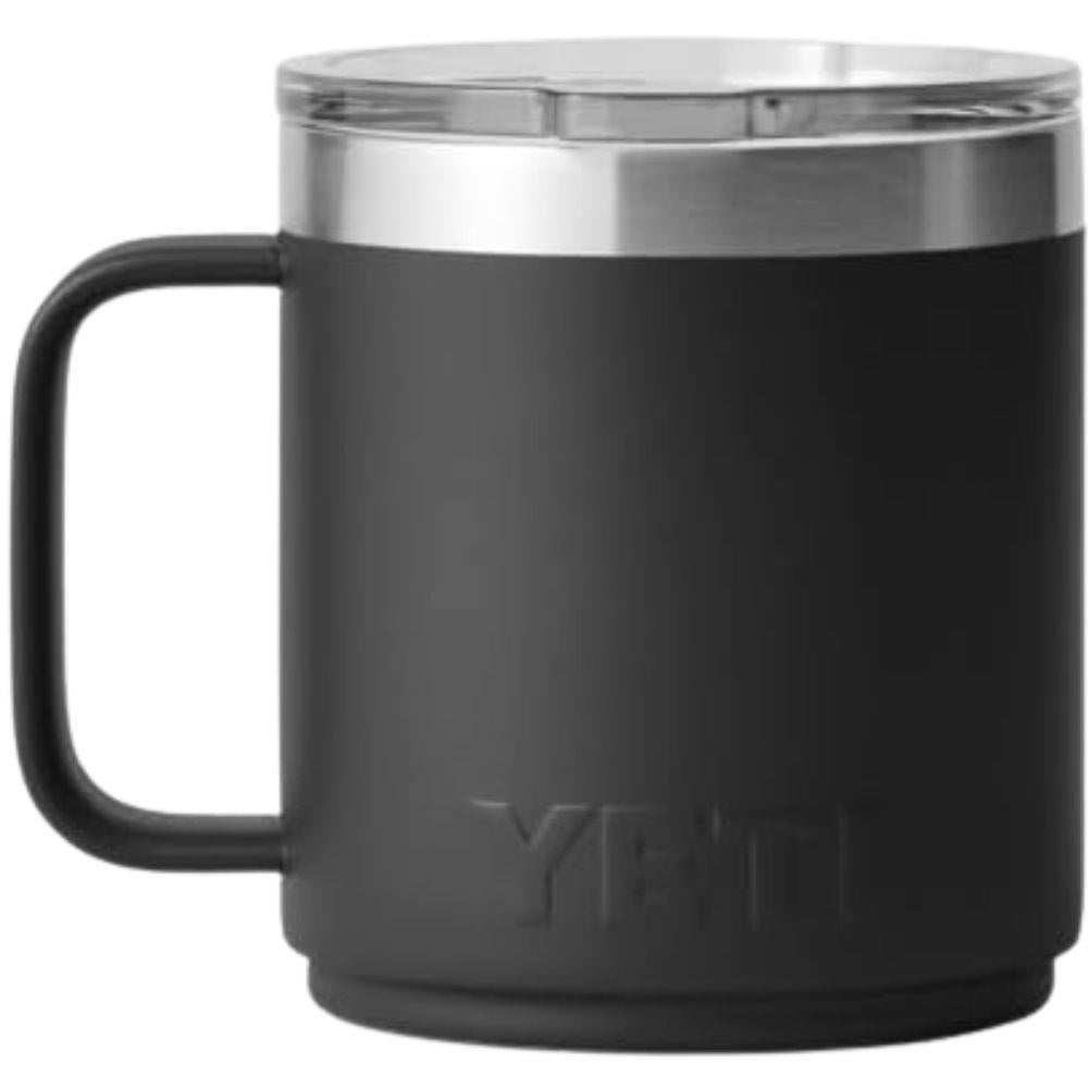 Yeti Rambler 10 oz (295 ml) Stackable Ceramic Lining Mug (Black) back