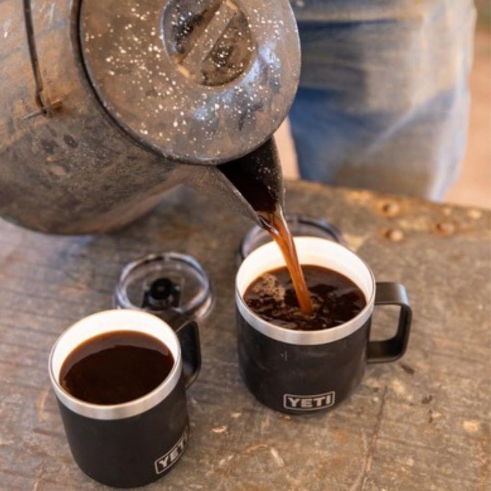 Yeti Rambler 10 oz (295 ml) Stackable Ceramic Lining Mug (Black) pour