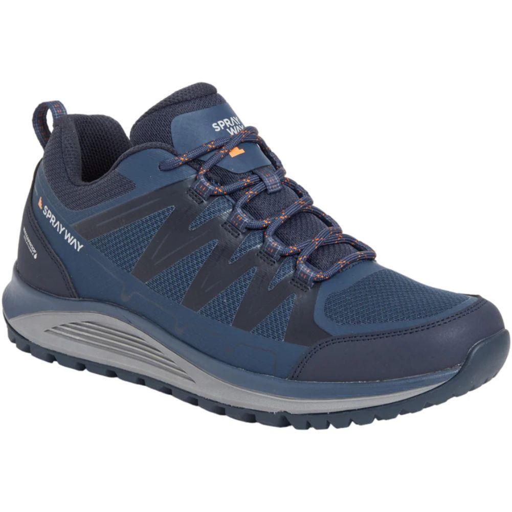 Sprayway Men's Burbage Low HydroDRY Waterproof Walking Shoe (Navy)
