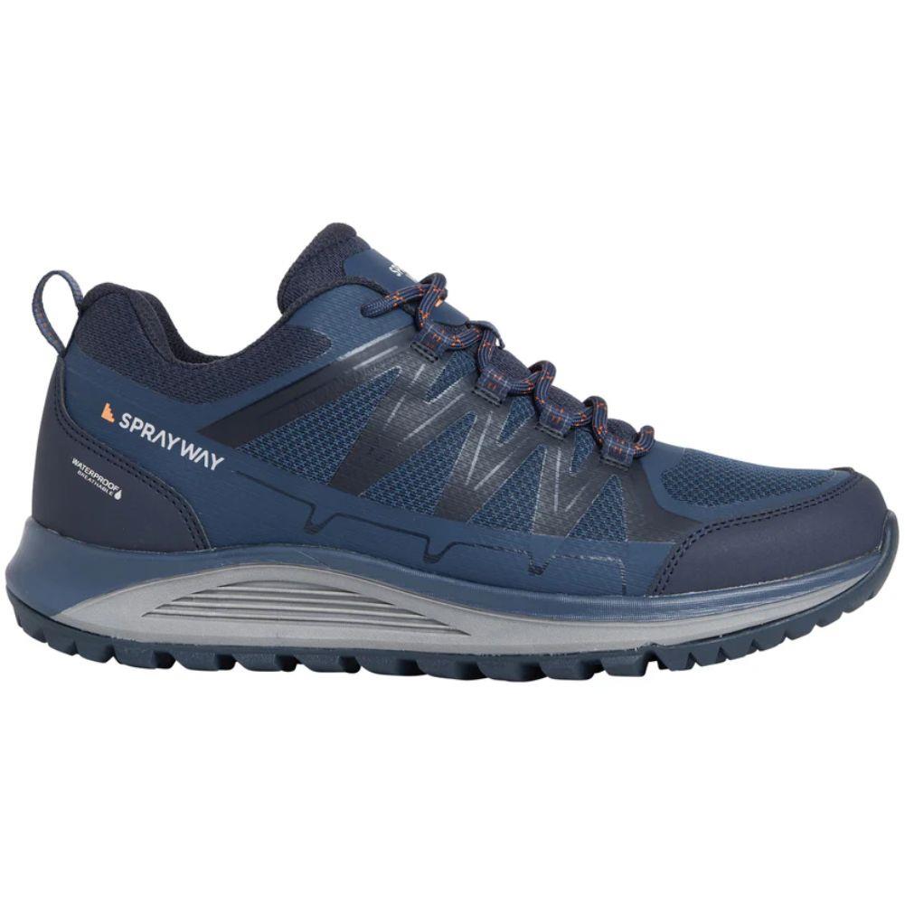 Sprayway Men's Burbage Low HydroDRY Waterproof Walking Shoe (Navy) right side
