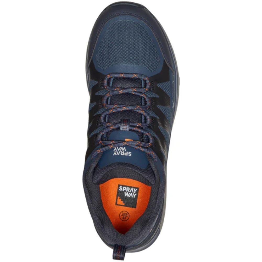 Sprayway Men's Burbage Low HydroDRY Waterproof Walking Shoe (Navy) top