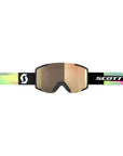 SCOTT Shield Light Sensitive Snow Sports Goggle (Black/Neon Yellow/AMP LS Bronze Chrome S1-3) front