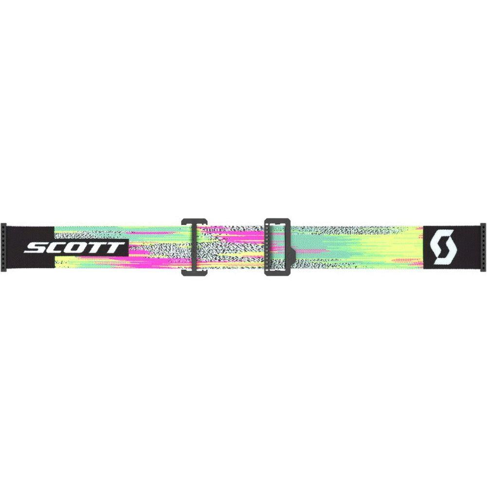 SCOTT Shield Light Sensitive Snow Sports Goggle (Black/Neon Yellow/AMP LS Bronze Chrome S1-3) strap