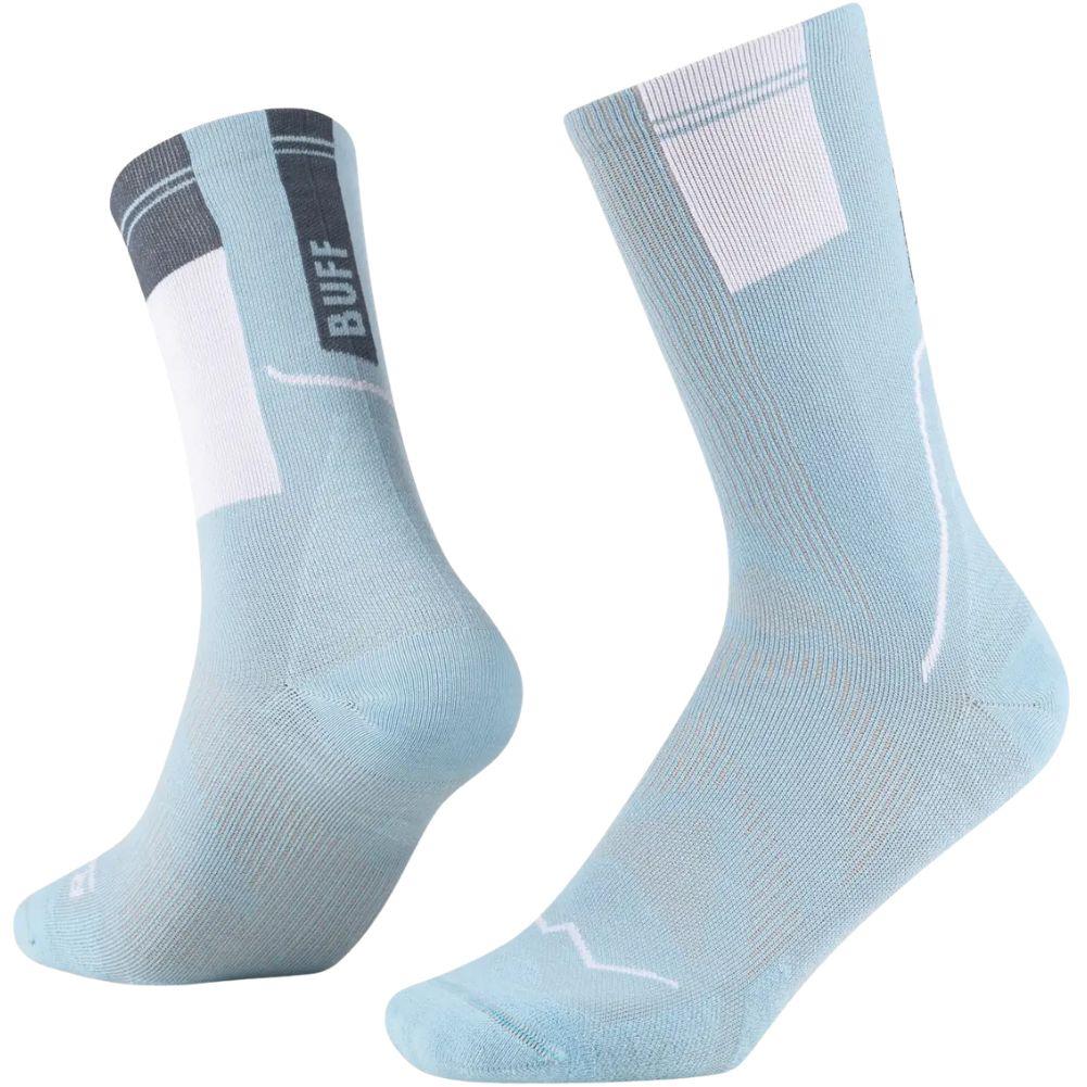 Buff CoolNet Crew Socks (Dusty Blue)