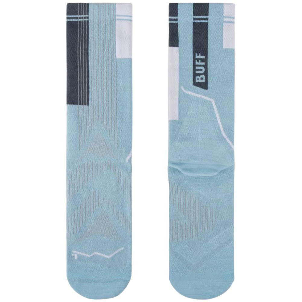 Buff CoolNet Crew Socks (Dusty Blue) long