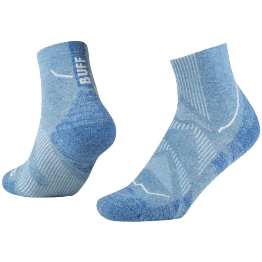 Buff DryFlx Quarter Socks (Washed Blue)