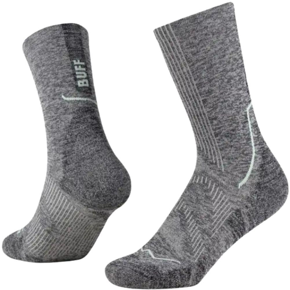 Buff DryFlx Crew Socks (Light Grey)
