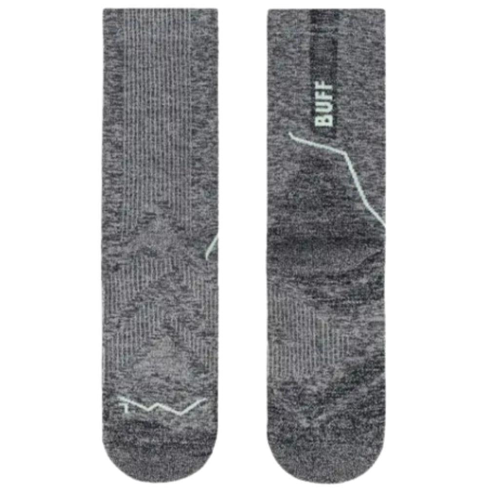 Buff DryFlx Crew Socks (Light Grey) long