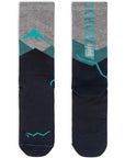 Buff LW Merino Wool Crew Socks (Teal) long